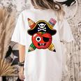 School International Talk Like A Pirate Day Pirate Teacher Women's Comfort Colors T-Shirt Back Print Ivory School International Talk Like A Pirate Day Pirate Teacher Women's Comfort Colors T-Shirt Back Print Ivory