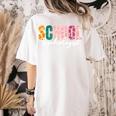 School Psychologist Rainbow Psychology Teacher Women's Comfort Colors T-Shirt Back Print Ivory School Psychologist Rainbow Psychology Teacher Women's Comfort Colors T-Shirt Back Print Ivory
