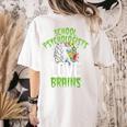 School Psychologists Love Brains Halloween Teacher Counselor Women's Comfort Colors T-Shirt Back Print Ivory School Psychologists Love Brains Halloween Teacher Counselor Women's Comfort Colors T-Shirt Back Print Ivory