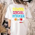 School Social Worker Teacher Caseworker Public Servant LSW Women's Comfort Colors T-Shirt Back Print Ivory School Social Worker Teacher Caseworker Public Servant LSW Women's Comfort Colors T-Shirt Back Print Ivory