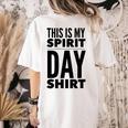 School Teacher Spirit Day Costume For Men Women Women's Comfort Colors T-Shirt Back Print Ivory