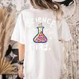 Science Girl Chemistry Biology Student Teacher Women's Comfort Colors T-Shirt Back Print Ivory