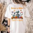 Science Is Magic Halloween Skeleton Students Teacher Women's Comfort Colors T-Shirt Back Print Ivory Science Is Magic Halloween Skeleton Students Teacher Women's Comfort Colors T-Shirt Back Print Ivory
