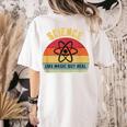 Science Like Magic But Real Science Teacher Graphics Geek Women's Comfort Colors T-Shirt Back Print Ivory