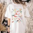 Science Teacher Alphabet Science Is All Around Us Teacher Women's Comfort Colors T-Shirt Back Print Ivory