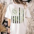 Science Teacher Camo American Flag Back To School Women's Comfort Colors T-Shirt Back Print Ivory