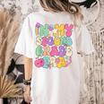 In My Second Grade Era Teachers Women Back To School Girls Women's Comfort Colors T-Shirt Back Print Ivory