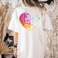 Sign Language Heart ASL For Deaf Teacher Women's Comfort Colors T-Shirt Back Print Ivory Sign Language Heart ASL For Deaf Teacher Women's Comfort Colors T-Shirt Back Print Ivory