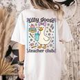 Silly Goose Teacher Club Silly Goose For Teacher Women's Comfort Colors T-Shirt Back Print Ivory Silly Goose Teacher Club Silly Goose For Teacher Women's Comfort Colors T-Shirt Back Print Ivory
