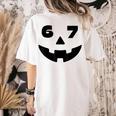 Six Seven Halloween Costume For Students Teachers 6 7 Women's Comfort Colors T-Shirt Back Print Ivory Six Seven Halloween Costume For Students Teachers 6 7 Women's Comfort Colors T-Shirt Back Print Ivory