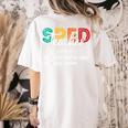 Special Education For Men Women SPED Teacher Women's Comfort Colors T-Shirt Back Print Ivory Special Education For Men Women SPED Teacher Women's Comfort Colors T-Shirt Back Print Ivory