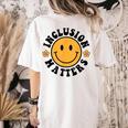 Special Education Teacher Autism Awareness Inclusion Matters Women's Comfort Colors T-Shirt Back Print Ivory Special Education Teacher Autism Awareness Inclusion Matters Women's Comfort Colors T-Shirt Back Print Ivory