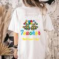 Special Teacher To Hear Child Cant Say Autism Awareness Sped Women's Comfort Colors T-Shirt Back Print Ivory