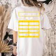 Spelling Bee Halloween Teachers Bee Spelling Competition Women's Comfort Colors T-Shirt Back Print Ivory