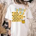 Spelling Bee Kind Positive Kindness Women Teacher Women's Comfort Colors T-Shirt Back Print Ivory Spelling Bee Kind Positive Kindness Women Teacher Women's Comfort Colors T-Shirt Back Print Ivory