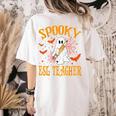 Spooky ESL Teacher Ghost Halloween School Women Women's Comfort Colors T-Shirt Back Print Ivory Spooky ESL Teacher Ghost Halloween School Women Women's Comfort Colors T-Shirt Back Print Ivory