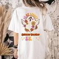 In My Spooky Science Teacher Era Occupational Haunts Women's Comfort Colors T-Shirt Back Print Ivory