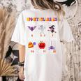 Spooky Syllables Teacher Halloween Educational Kids Women's Comfort Colors T-Shirt Back Print Ivory Spooky Syllables Teacher Halloween Educational Kids Women's Comfort Colors T-Shirt Back Print Ivory
