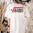 Square Root 4489 Slang Math Teacher Six Seven 6 7 Meme 67 Women's Comfort Colors T-Shirt Back Print Ivory