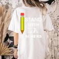 Stand With LA Teachers Tshirt United Los Angeles T Shirt Men Women Kids Women's Comfort Colors T-Shirt Back Print Ivory Stand With LA Teachers Tshirt United Los Angeles T Shirt Men Women Kids Women's Comfort Colors T-Shirt Back Print Ivory