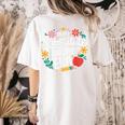 In My Substitute Teacher Era Women's Comfort Colors T-Shirt Back Print Ivory