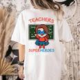Super Hero Teacher Superheroes In Disguise Women's Comfort Colors T-Shirt Back Print Ivory Super Hero Teacher Superheroes In Disguise Women's Comfort Colors T-Shirt Back Print Ivory