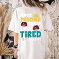 Super Hero Teacher Superheroes Women's Comfort Colors T-Shirt Back Print Ivory Super Hero Teacher Superheroes Women's Comfort Colors T-Shirt Back Print Ivory