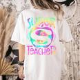 Super Teacher Back To School Apple Tie Dye First Day Women's Comfort Colors T-Shirt Back Print Ivory Super Teacher Back To School Apple Tie Dye First Day Women's Comfort Colors T-Shirt Back Print Ivory