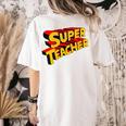Super Teacher SuperTeacher Women's Comfort Colors T-Shirt Back Print Ivory Super Teacher SuperTeacher Women's Comfort Colors T-Shirt Back Print Ivory