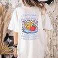 Superhero Sidekick Teaching Teach School Teacher Assistant Women's Comfort Colors T-Shirt Back Print Ivory Superhero Sidekick Teaching Teach School Teacher Assistant Women's Comfort Colors T-Shirt Back Print Ivory