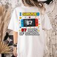 I Survived 67 Days Of School 67 Teacher Squad Matching Women's Comfort Colors T-Shirt Back Print Ivory I Survived 67 Days Of School 67 Teacher Squad Matching Women's Comfort Colors T-Shirt Back Print Ivory