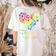 It Takes A Big Heart To Shape Little Minds Teacher Student Men Women Kids Women's Comfort Colors T-Shirt Back Print Ivory It Takes A Big Heart To Shape Little Minds Teacher Student Men Women Kids Women's Comfort Colors T-Shirt Back Print Ivory