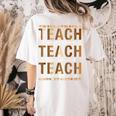 Teach Compassion Kindness Confidence History Teacher Women's Comfort Colors T-Shirt Back Print Ivory Teach Compassion Kindness Confidence History Teacher Women's Comfort Colors T-Shirt Back Print Ivory