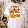 I Teach The Coolest Pumpkins In The Patch Teacher Halloween Women's Comfort Colors T-Shirt Back Print Ivory I Teach The Coolest Pumpkins In The Patch Teacher Halloween Women's Comfort Colors T-Shirt Back Print Ivory