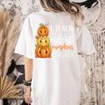 I Teach The Cutest Pumpkins In The Patch Fall Autumn Teacher Women's Comfort Colors T-Shirt Back Print Ivory I Teach The Cutest Pumpkins In The Patch Fall Autumn Teacher Women's Comfort Colors T-Shirt Back Print Ivory