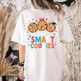 I Teach Smart Cookies Cute Back To School Teacher Women's Comfort Colors T-Shirt Back Print Ivory I Teach Smart Cookies Cute Back To School Teacher Women's Comfort Colors T-Shirt Back Print Ivory