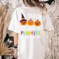 I Teach The Smartest Pumpkins The Patch Teacher Fall Season For Men Women Kids Women's Comfort Colors T-Shirt Back Print Ivory I Teach The Smartest Pumpkins The Patch Teacher Fall Season For Men Women Kids Women's Comfort Colors T-Shirt Back Print Ivory