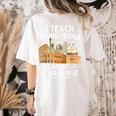 I Teach Young People About Dead People History Teachers Women's Comfort Colors T-Shirt Back Print Ivory I Teach Young People About Dead People History Teachers Women's Comfort Colors T-Shirt Back Print Ivory