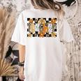 Teacher Appreciation Boho Floral Leopard Checkered Women's Comfort Colors T-Shirt Back Print Ivory Teacher Appreciation Boho Floral Leopard Checkered Women's Comfort Colors T-Shirt Back Print Ivory