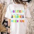 Teacher Besties Because Going Crazy Alone Is Not Fun Women's Comfort Colors T-Shirt Back Print Ivory
