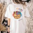 Teacher We Are Like a Box Of Crayons Women's Comfort Colors T-Shirt Back Print Ivory Teacher We Are Like a Box Of Crayons Women's Comfort Colors T-Shirt Back Print Ivory