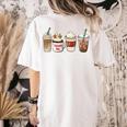 Teacher Fuel Coffee Teacher Mug Latte Iced Coffee Fall Women's Comfort Colors T-Shirt Back Print Ivory Teacher Fuel Coffee Teacher Mug Latte Iced Coffee Fall Women's Comfort Colors T-Shirt Back Print Ivory