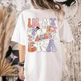 Teacher Halloween In My Spooky Teacher Era Retro Groovy Women's Comfort Colors T-Shirt Back Print Ivory Teacher Halloween In My Spooky Teacher Era Retro Groovy Women's Comfort Colors T-Shirt Back Print Ivory