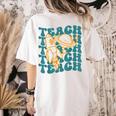 Teacher Outer Space Science Astronomy Planet Saturn Teach Women's Comfort Colors T-Shirt Back Print Ivory Teacher Outer Space Science Astronomy Planet Saturn Teach Women's Comfort Colors T-Shirt Back Print Ivory
