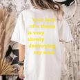 Teacher Or Professor Essay Thesis Writing Joke For Men Women Women's Comfort Colors T-Shirt Back Print Ivory Teacher Or Professor Essay Thesis Writing Joke For Men Women Women's Comfort Colors T-Shirt Back Print Ivory