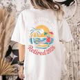 Teacher Retirement Shirts 2026 Goodbye Lesson Hello Freedom Women's Comfort Colors T-Shirt Back Print Ivory