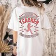 Teacher Who Runs Half Marathon Runner Running Lover Graphic Women's Comfort Colors T-Shirt Back Print Ivory Teacher Who Runs Half Marathon Runner Running Lover Graphic Women's Comfort Colors T-Shirt Back Print Ivory