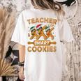 Teacher Of Smart Cookies Gingerbread Christmas Teacher Women's Comfort Colors T-Shirt Back Print Ivory Teacher Of Smart Cookies Gingerbread Christmas Teacher Women's Comfort Colors T-Shirt Back Print Ivory