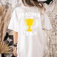Teacher Of The Year For Men Women Women's Comfort Colors T-Shirt Back Print Ivory Teacher Of The Year For Men Women Women's Comfort Colors T-Shirt Back Print Ivory
