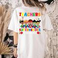 Teachers Are Just Superheroes In Disguise Back To School Women's Comfort Colors T-Shirt Back Print Ivory Teachers Are Just Superheroes In Disguise Back To School Women's Comfort Colors T-Shirt Back Print Ivory